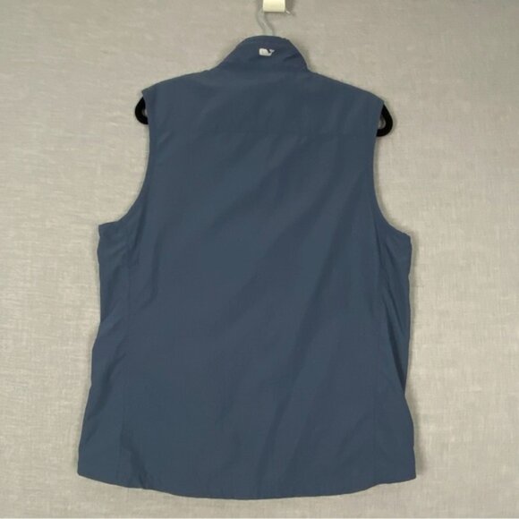 Vineyard Vines Sleeveless Vest Sz Small Steel Blue - Picture 2 of 10